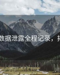 吃瓜51数据泄露全程记录，揭秘真相