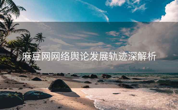 麻豆网网络舆论发展轨迹深解析