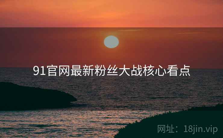 91官网最新粉丝大战核心看点
