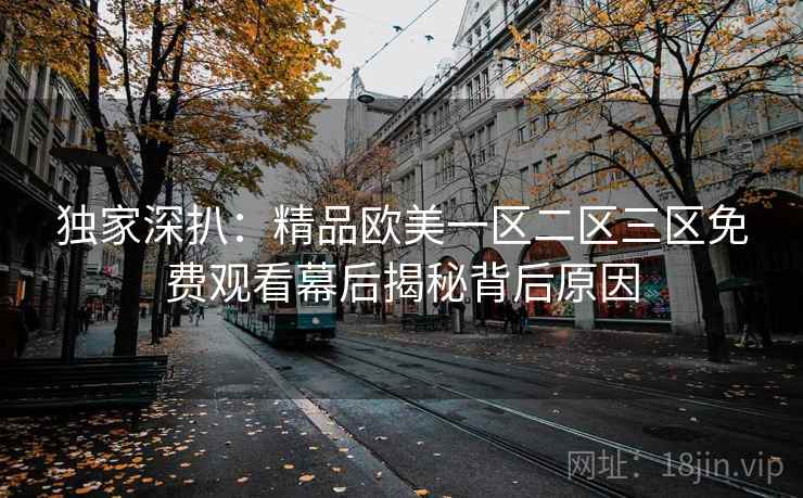 独家深扒：精品欧美一区二区三区免费观看幕后揭秘背后原因