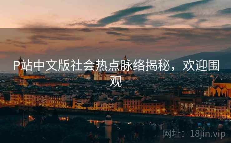 P站中文版社会热点脉络揭秘，欢迎围观
