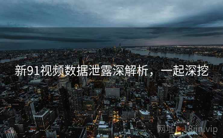 新91视频数据泄露深解析，一起深挖