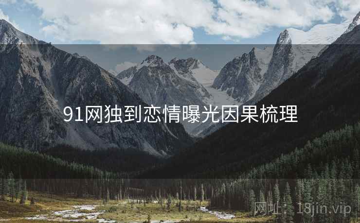 91网独到恋情曝光因果梳理