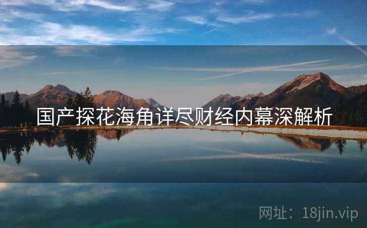 国产探花海角详尽财经内幕深解析