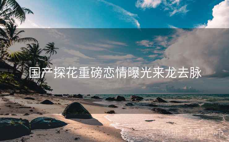 国产探花重磅恋情曝光来龙去脉